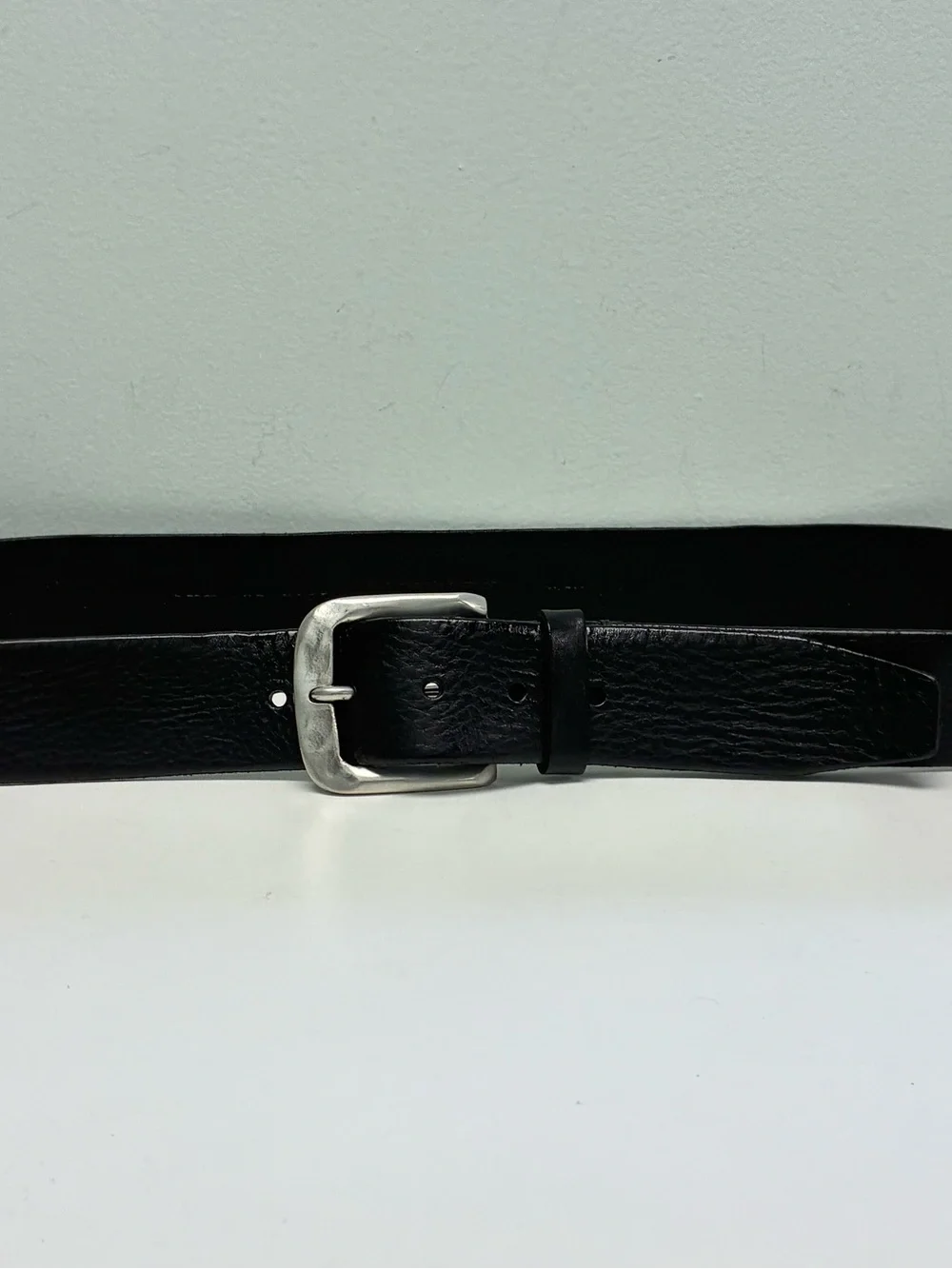 John Varvatos Nova Leather Belt Size 40  Black Brand new with tags